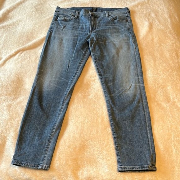 Citizens of Humanity Avedon Ankle Skinny Jeans size 32 medium light wash - Picture 2 of 10